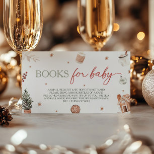 サンタベビーシャワー予約リクエスト エンクロージャーカード