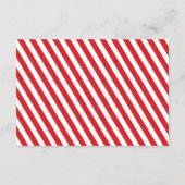 サンタベビーシャワー予約リクエスト エンクロージャーカード (裏面)