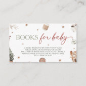 サンタベビーシャワー予約リクエスト エンクロージャーカード (正面)