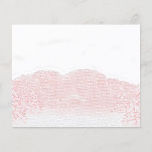 サンタベビーバジェットベビーシャワーアドバイスカード (裏面)