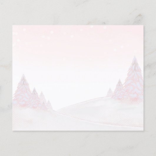 サンタベビーバジェットベビーシャワーアドバイスカード (裏面)