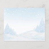 サンタベビーバジェットベビーシャワーアドバイスカード (裏面)