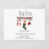 サンタベビーベアークリスマスクローザライン新しい住所 案内ポストカード (正面)