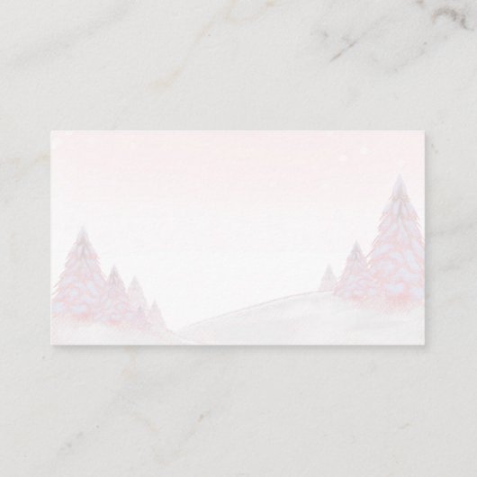 サンタベビーベビーおむつラッフルエンクロージャー エンクロージャーカード (裏面)