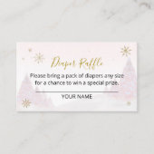 サンタベビーベビーおむつラッフルエンクロージャー エンクロージャーカード (正面)