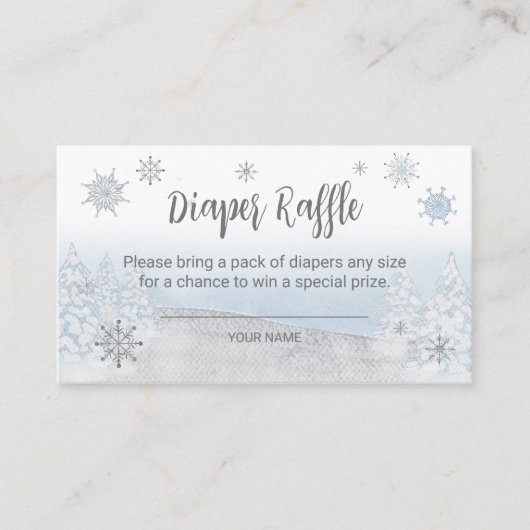 サンタベビーベビーおむつラッフルエンクロージャー エンクロージャーカード (正面)