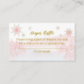 サンタベビーベビーおむつラッフルエンクロージャー エンクロージャーカード (正面)