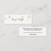 サンタベビーベビーおむつラッフルエンクロージャー スキニー名刺 (正面/裏面)