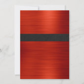 サンタベビーベビーシャワークリスマス男女兼用 招待状 (裏面)