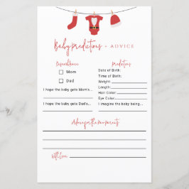 サンタベビーベビーシャワー予測とアドバイス