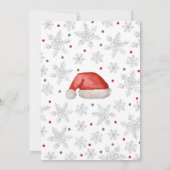 サンタベビーベビーシャワー招待状 招待状 (裏面)