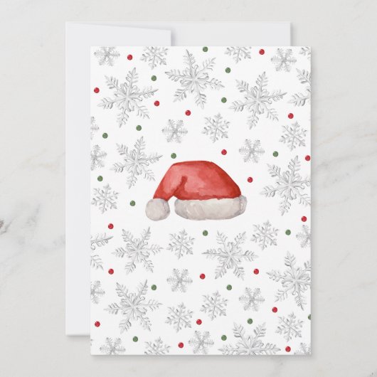 サンタベビーベビーシャワー招待状 招待状 (裏面)