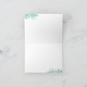 サンタベビーベビーシャワー サンキューカード (内部)