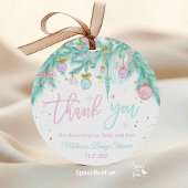 サンタベビーベビーシャワー フェイバータグ