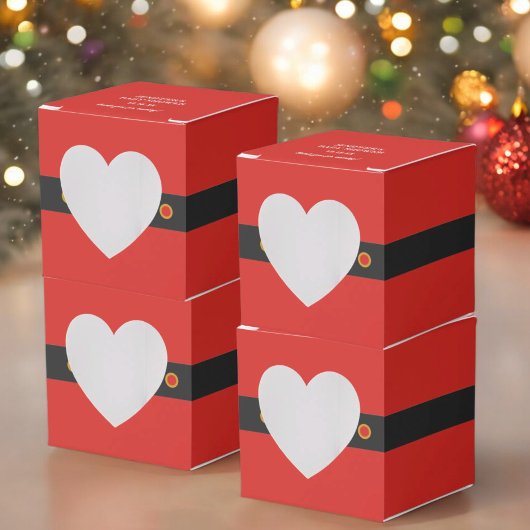 サンタベビーホリデークリスマスディナーパーティー フェイバーボックス