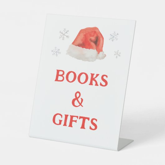 サンタベビーホリデーベビーシャワーブックス&ギフト 台座サイン (正面)