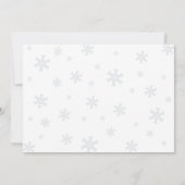 サンタベビーポーラベアーベビーシャワー 招待状 (裏面)