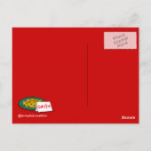 サンタベビーメリークリスマスポストカード ポストカード (裏面)