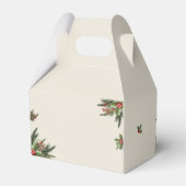 サンタベビーレッドハットクリスマスベビーシャワー フェイバーボックス (裏面サイド)