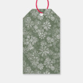 サンタベビー冬クリスマスベビーシャワーのお気に入り ギフトタグ (裏面)