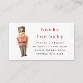 サンタベビー冬クリスマスベビーシャワー エンクロージャーカード (正面)