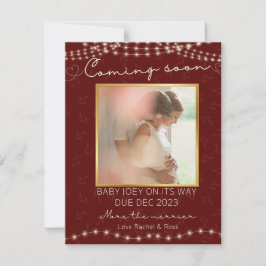 サンタベビー妊娠のお知らせ シーズンカード