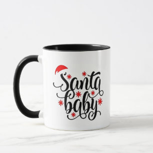 サンタベビー妊娠発表クリスマスサンタ マグカップ