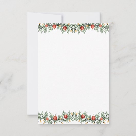 サンタベビー我々は心底待ち男の赤ちゃんシャワー 招待状 (裏面)