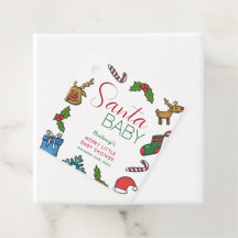 サンタベビー男女兼用クリスマスベビーシャワー