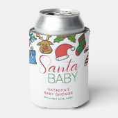 サンタベビー男女兼用クリスマスベビーシャワー 缶クーラー (缶正面)