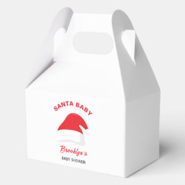 サンタベビー男女兼用ベビーシャワーウィンターハット フェイバーボックス