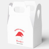 サンタベビー男女兼用ベビーシャワーウィンターハット フェイバーボックス (見開き)