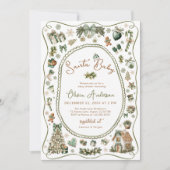 サンタベビー男女兼用ベビーシャワー 招待状 (正面)