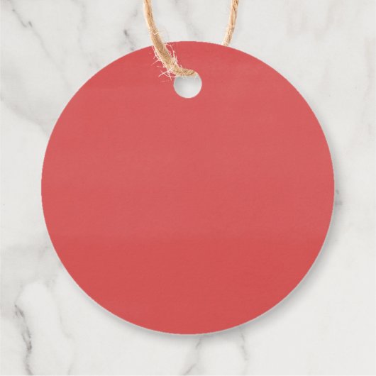 サンタベビー素朴冬の緑の赤ちゃんシャワー フェイバータグ (裏面)