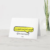 サンタベビー顔クリスマスカード シーズンカード (裏面)