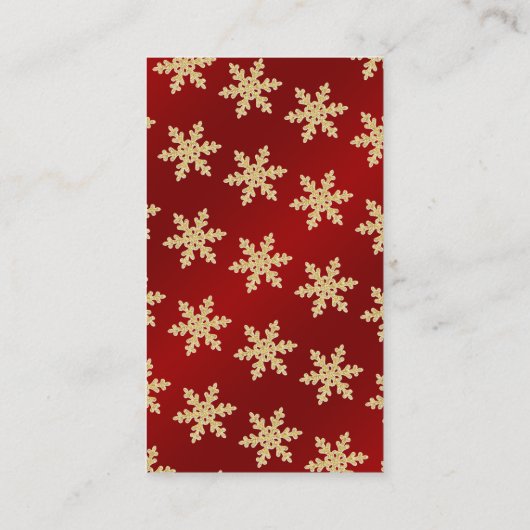 サンタベビー |クリスマスの赤ちゃんシャワーベビー エンクロージャーカード (裏面)