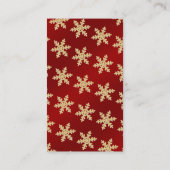 サンタベビー |クリスマスベビーシャワーおむつラッフル エンクロージャーカード (裏面)