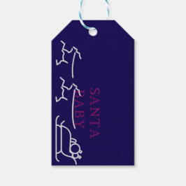 サンタベビー:フェスティバルと気のあるそぶりをしたホリデー応援» ギフトタグ