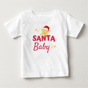 サンタベビー ベビーTシャツ