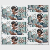 サンタベビー ラッピングペーパー (フラット)