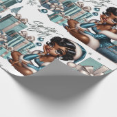 サンタベビー ラッピングペーパー (角)