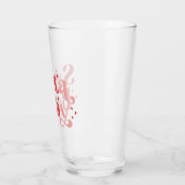 サンタベビー-レトロクリスマスタイポグラフィ タンブラーグラス (左)