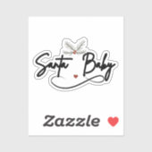 サンタベビー-気のあるそぶりをしたホリデースクリプト シール (シート)