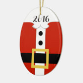 サンタベリーベルトオーナメント セラミックオーナメント (左)