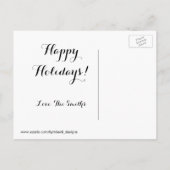 サンタベルトクリスマスカード シーズンポストカード (裏面)