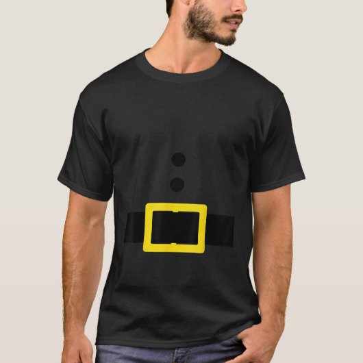 サンタベルト 面白い かわいい ハロウィン クリスマスコスチューム Tシャツ (正面)