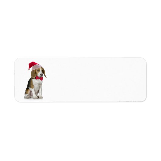 サンタベーグル差出人住所ラベル ラベル (正面)