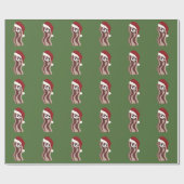 サンタベーコン ラッピングペーパー (フラット)