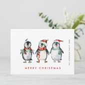 サンタペお洒落ンギンスクリスマス シーズンカード (スタンド正面)