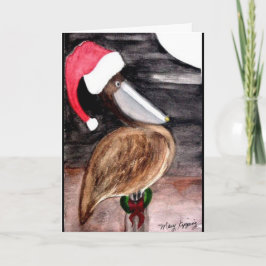 サンタペリカンクリスマスカード シーズンカード